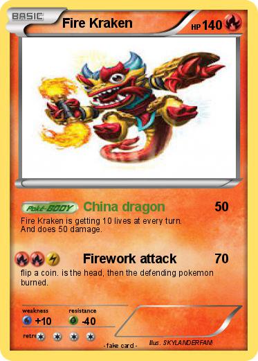 Pokemon Fire Kraken