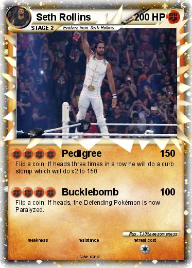 Pokemon Seth Rollins