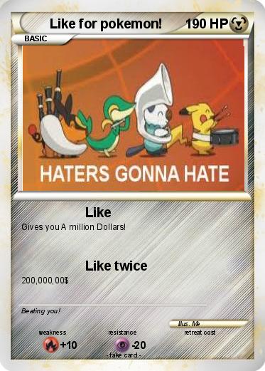 Pokemon Like for pokemon!
