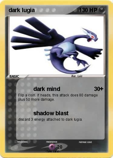 Pokemon dark lugia
