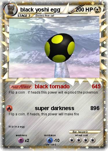 Pokemon black yoshi egg