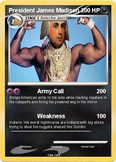 Pokemon President James Madison