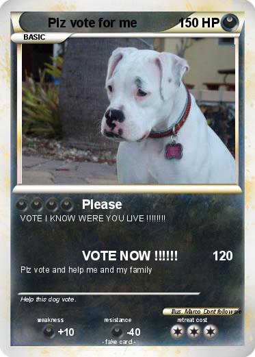 Pokemon Plz vote for me