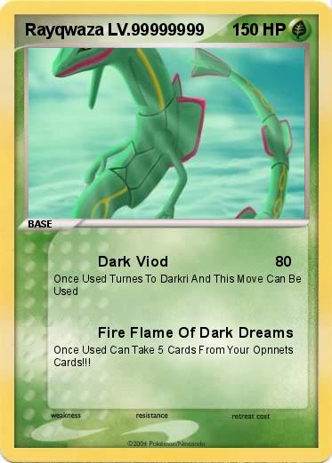Pokemon Rayqwaza LV.99999999