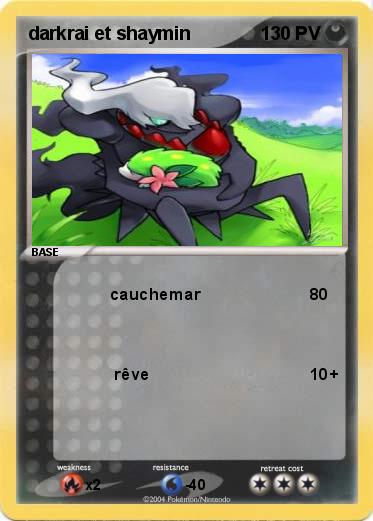 Pokemon darkrai et shaymin