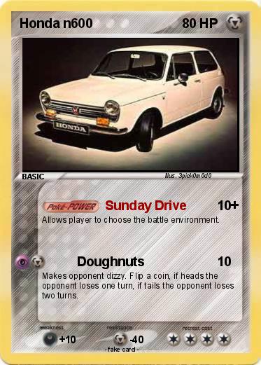 Pokemon Honda n600