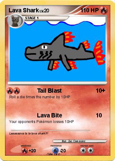 Pokemon Lava Shark