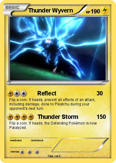 Pokemon Thunder Wyvern