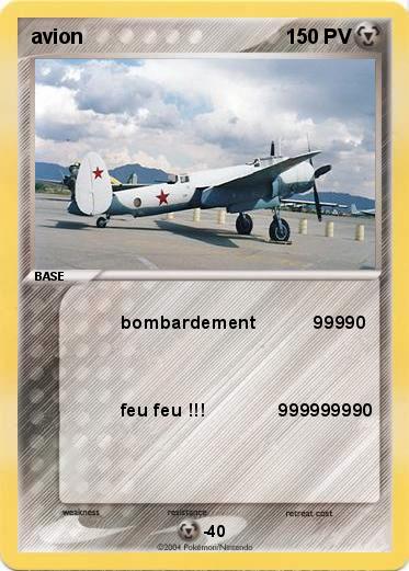Pokemon avion