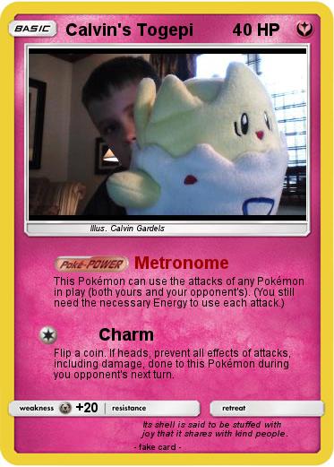 Pokemon Calvin's Togepi