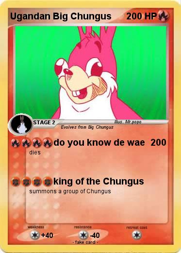 Pokemon Ugandan Big Chungus