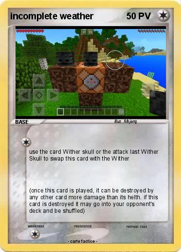 Pokemon incomplete weather