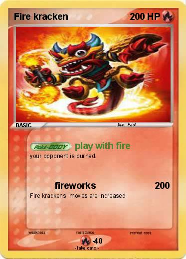 Pokemon Fire kracken