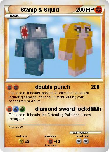 Pokemon Stamp & Squid