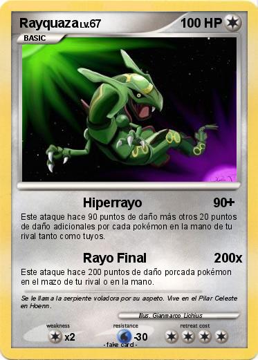 Pokemon Rayquaza