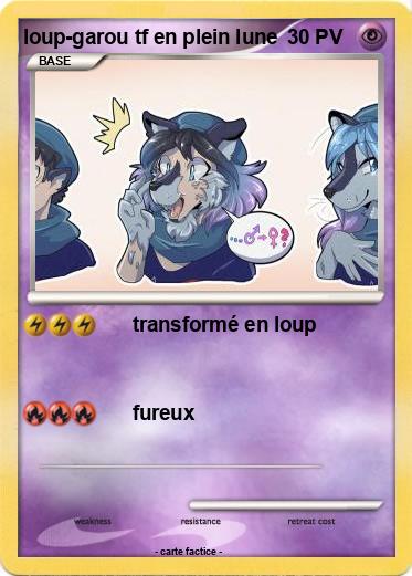 Pokemon loup-garou tf en plein lune
