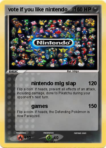 Pokemon vote if you like nintendo
