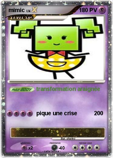 Pokemon mimic