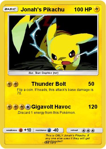 Pokemon Jonah's Pikachu