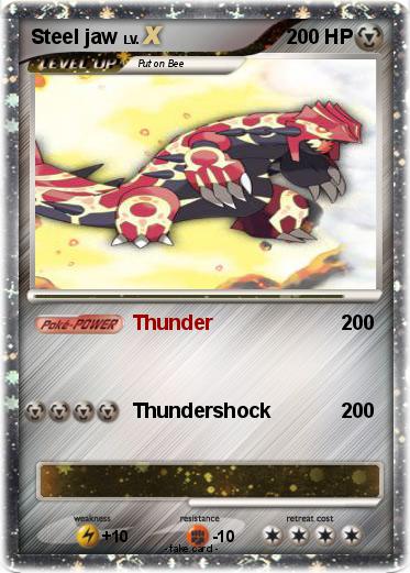 Pokemon Steel jaw