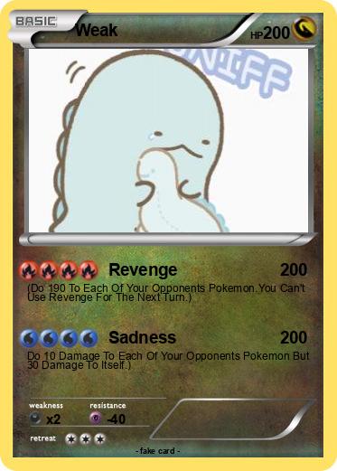 Pokemon Weak