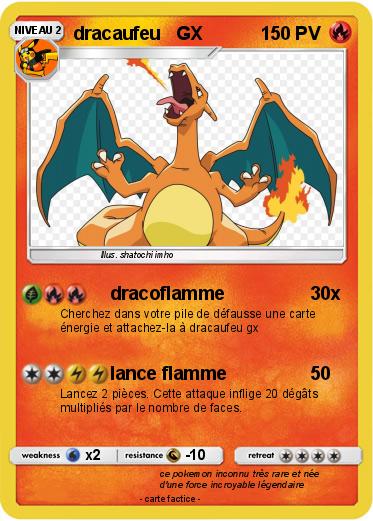 Pokemon dracaufeu   GX