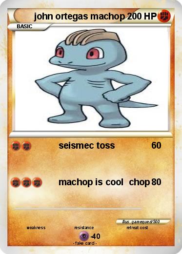 Pokemon john ortegas machop