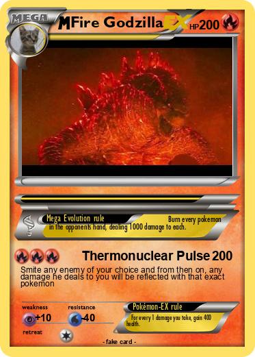 Pokemon Fire Godzilla