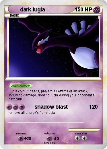 Pokemon dark lugia