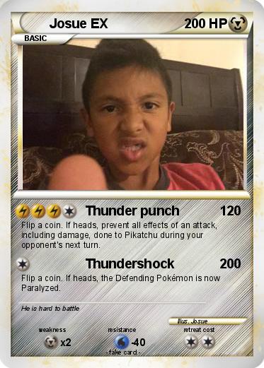 Pokemon Josue EX