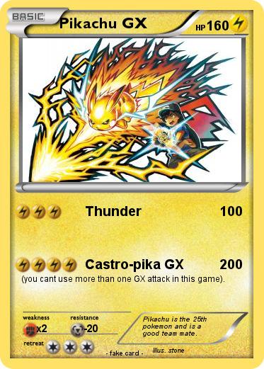 Pokemon Pikachu GX