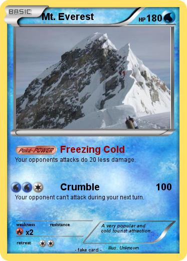 Pokemon Mt. Everest