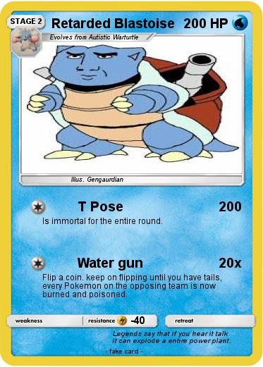 Pokemon Retarded Blastoise
