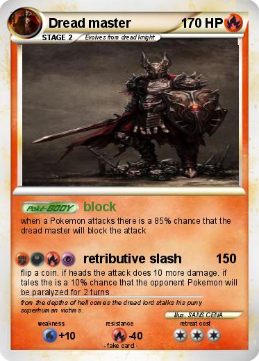 Pokemon Dread master