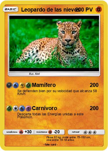 Pokemon Leopardo de las nieves