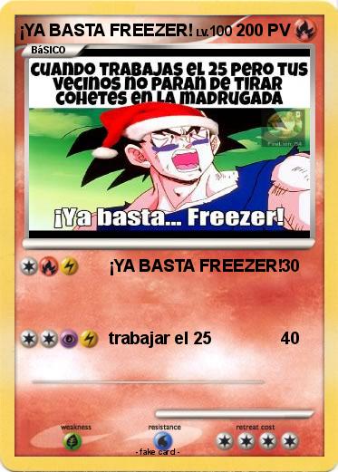 Pokemon ¡YA BASTA FREEZER!