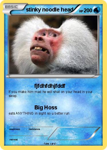 Pokemon stinky noodle head