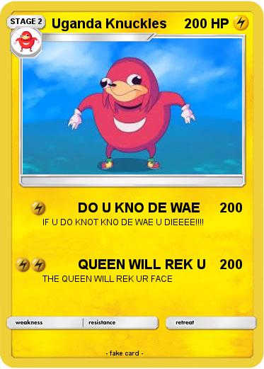 Pokemon Uganda Knuckles