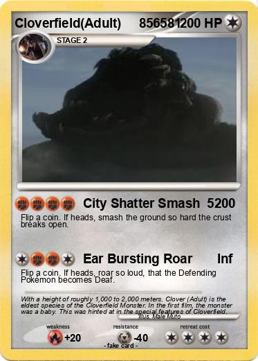 Pokemon Cloverfield(Adult)     856581