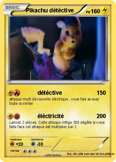Pokemon Pikachu détéctive