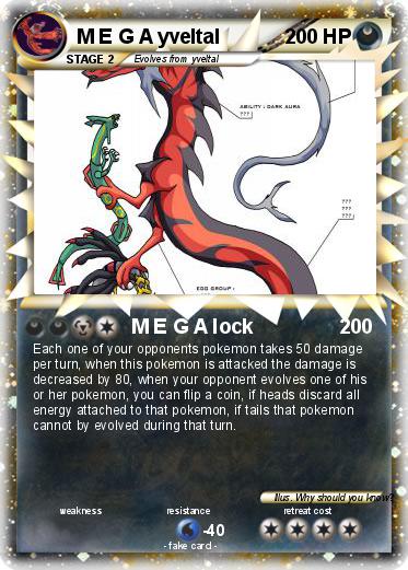 Pokemon M E G A yveltal
