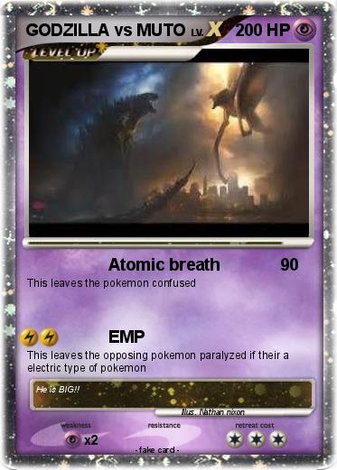 Pokemon GODZILLA vs MUTO