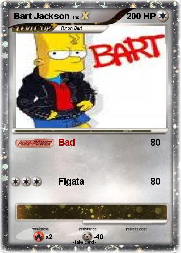 Pokemon Bart Jackson