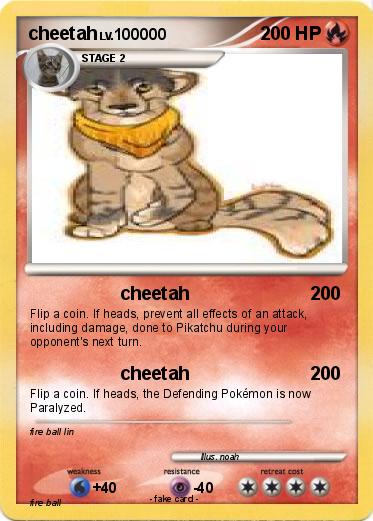 Pokemon cheetah