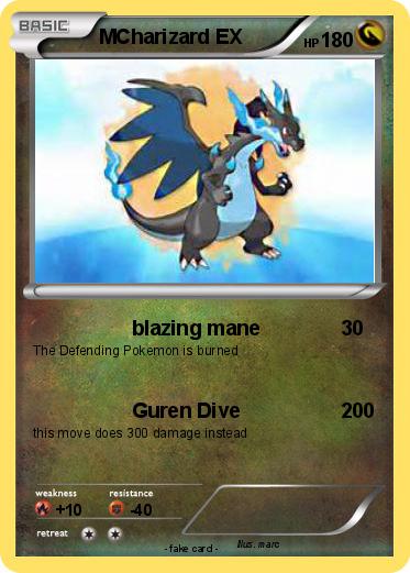 Pokemon MCharizard EX