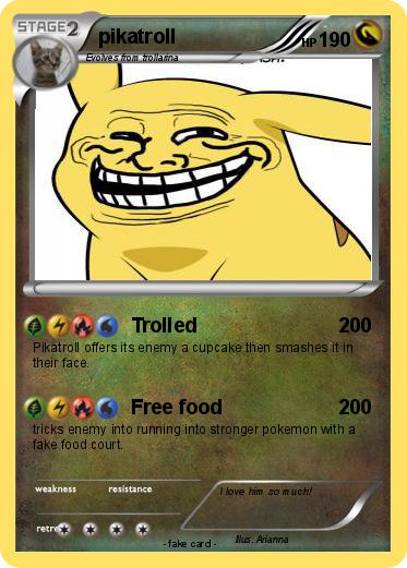 Pokemon pikatroll