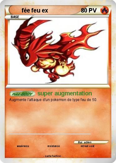 Pokemon fée feu ex