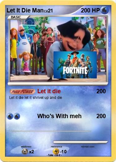 Pokemon Let It Die Man