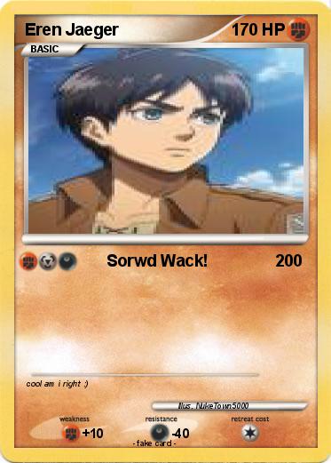 Pokemon Eren Jaeger