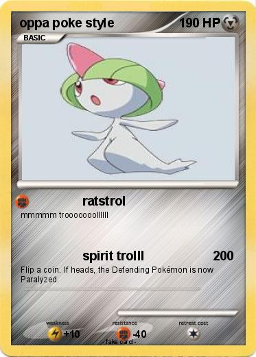 Pokemon oppa poke style